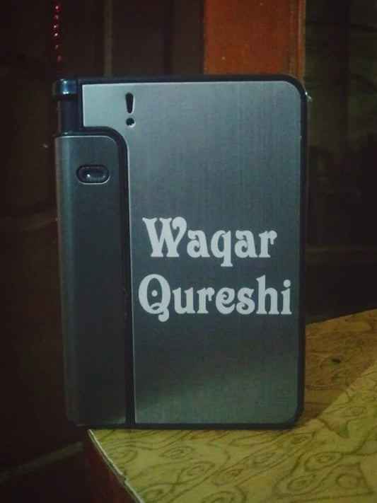 Customized Case With Refilable Lighter METAL